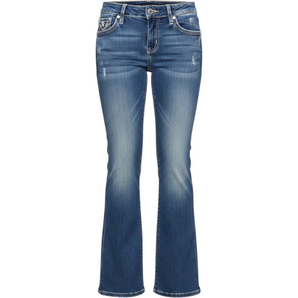 Miss Me Bootcut Jeans JP5002-34 Dark Wash Embellished Size 29 x 31 Mens‎